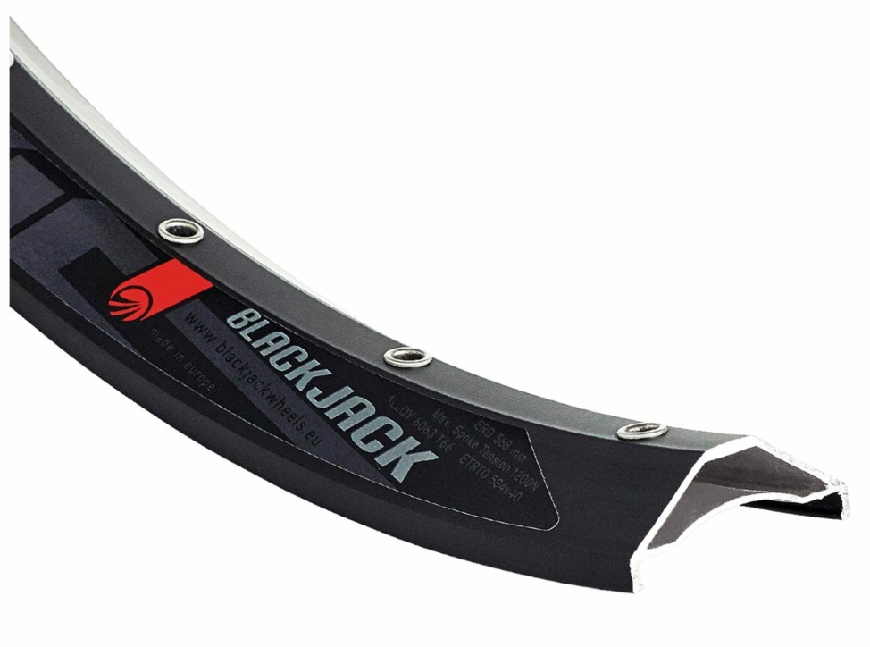 27,5 Zoll Felge Rodi Ready 40 Black Jack schwarz 36 Loch 40-584